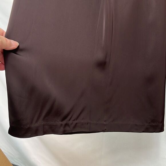 Vince Satin Pleated Cropped wide Leg Pants size 24plus. NWOT - Picture 8 of 14